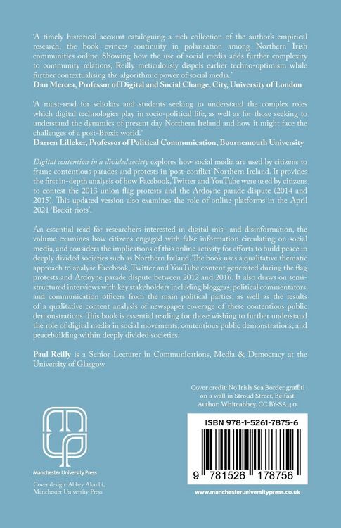 Produktbild: Digital contention in a divided society
