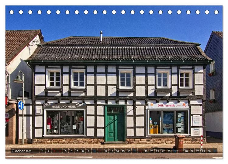 Produktbild: Stadtansichten Overath - Die charmante Stadt an Agger und S&uuml;lz (Tischkalender 2026 DIN A5 quer), CALVENDO Monatskalender