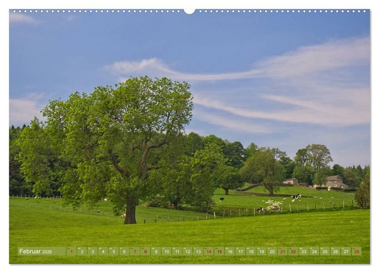 Produktbild: Yorkshire Dales, eine Landschaft zum Tr&auml;umen (hochwertiger Premium Wandkalender 2026 DIN A2 quer), Kunstdruck in Hochglanz