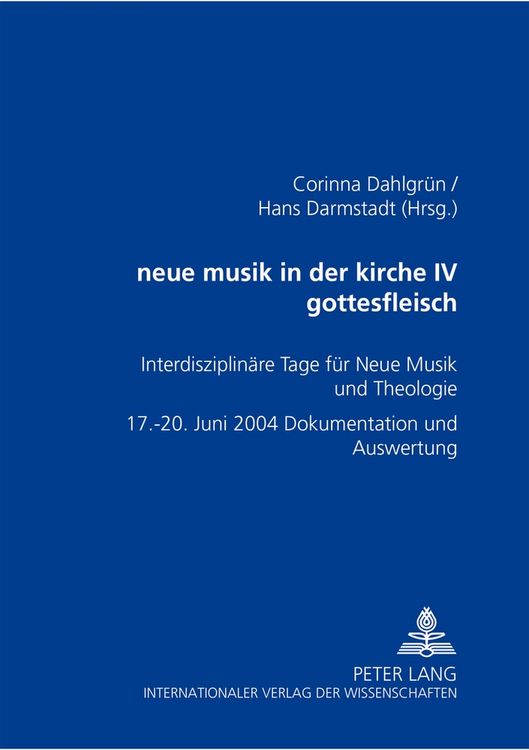 Produktbild: Neue musik in der kirche IV- gottesfleisch