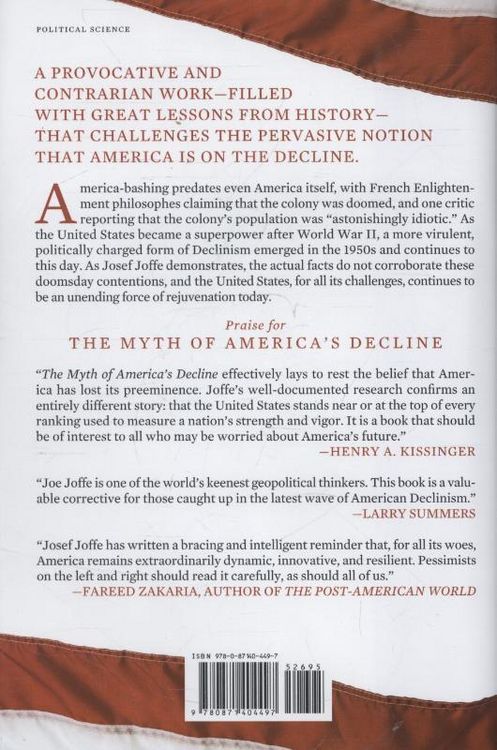 Produktbild: The Myth of America's Decline: Politics, Economics, and a Half Century of False Prophecies