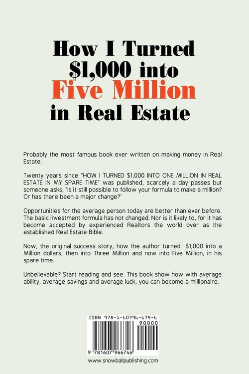 Produktbild: How I Turned $1,000 Into Five Million in Real Estate in My Spare Time