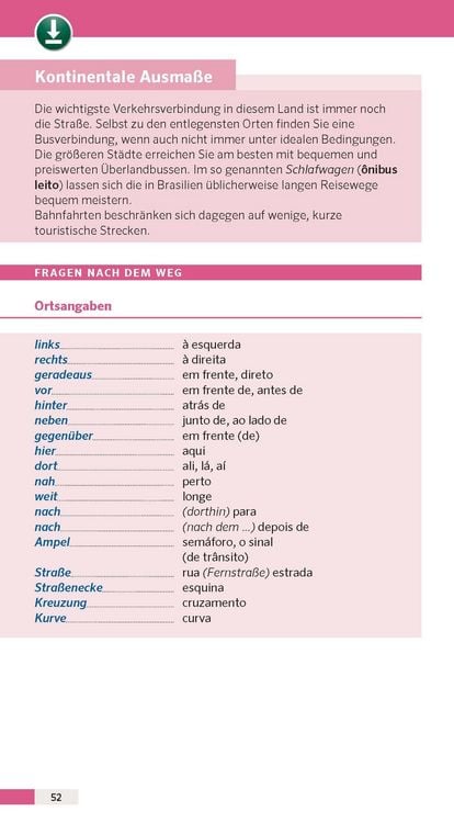 Produktbild: PONS Reise-Sprachf&uuml;hrer Brasilianisch