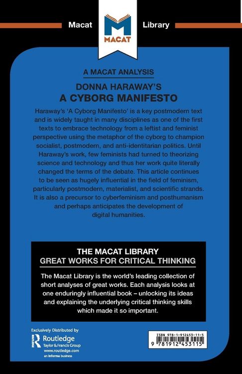 Produktbild: Donna Haraway's A Cyborg Manifesto