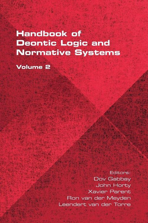 Produktbild: The Handbook of Deontic Logic and Normative Systems, Volume 2