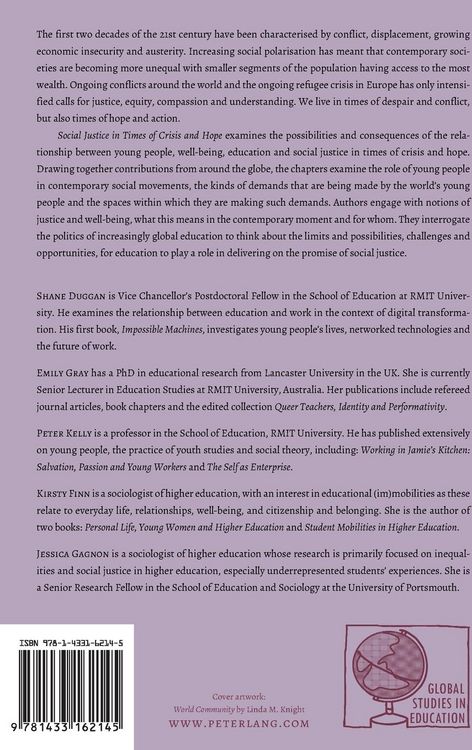 Produktbild: Social Justice in Times of Crisis and Hope