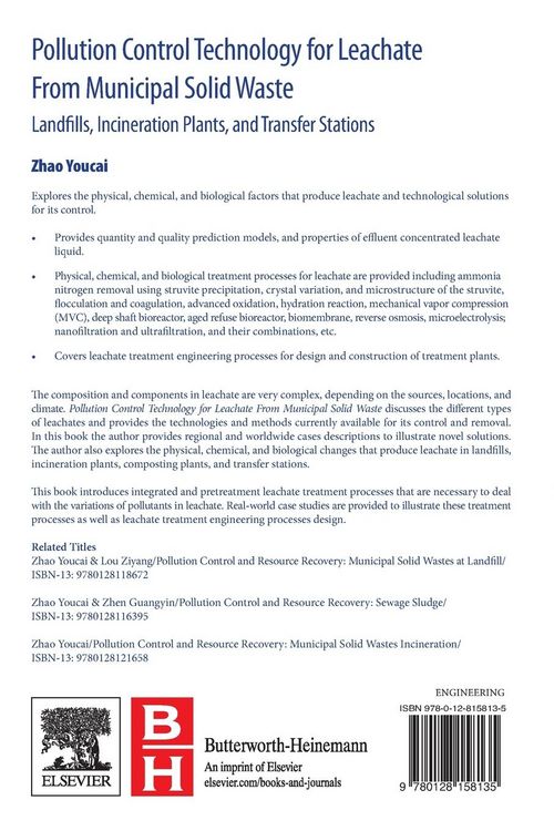 Produktbild: Pollution Control Technology for Leachate from Municipal Solid Waste