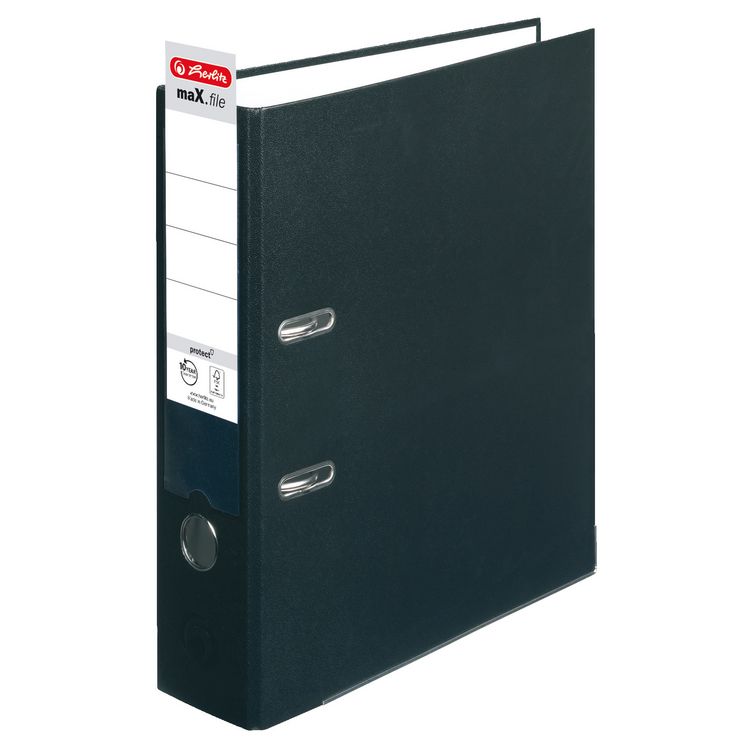 Produktbild: Herlitz Ordner maX.file protect A4 8cm schwarz