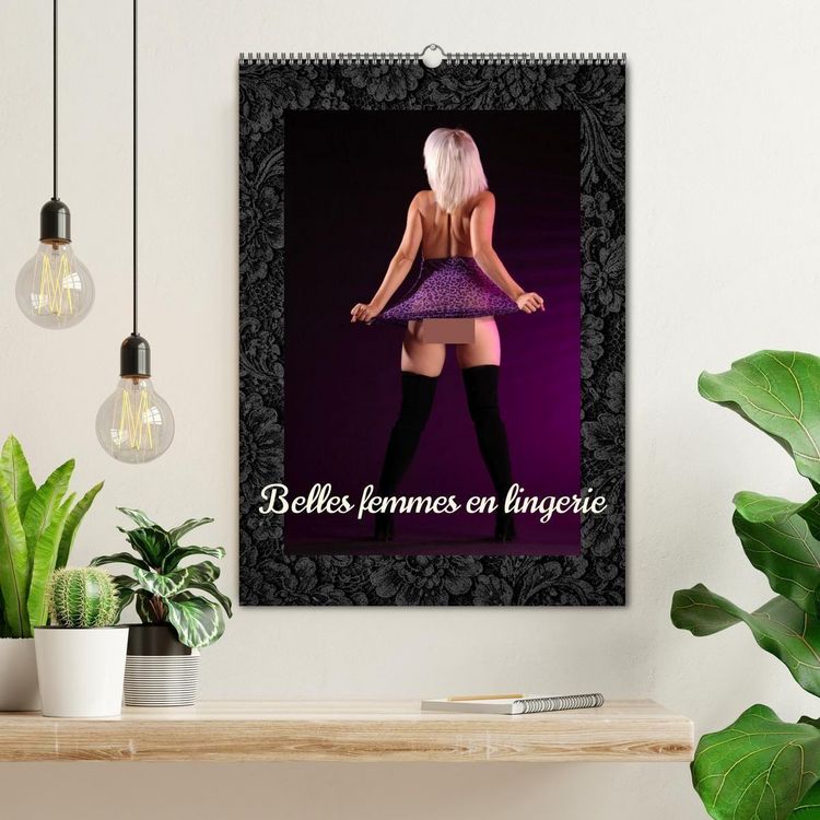 Produktbild: Belles femmes en lingerie (Calendrier mural 2027 DIN A2 horizontal), CALVENDO calendrier mensuel