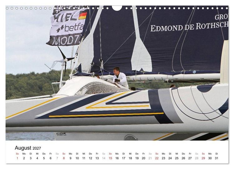 Produktbild: Gigantische Segel-Trimarane (Wandkalender 2027 DIN A3 quer), CALVENDO Monatskalender
