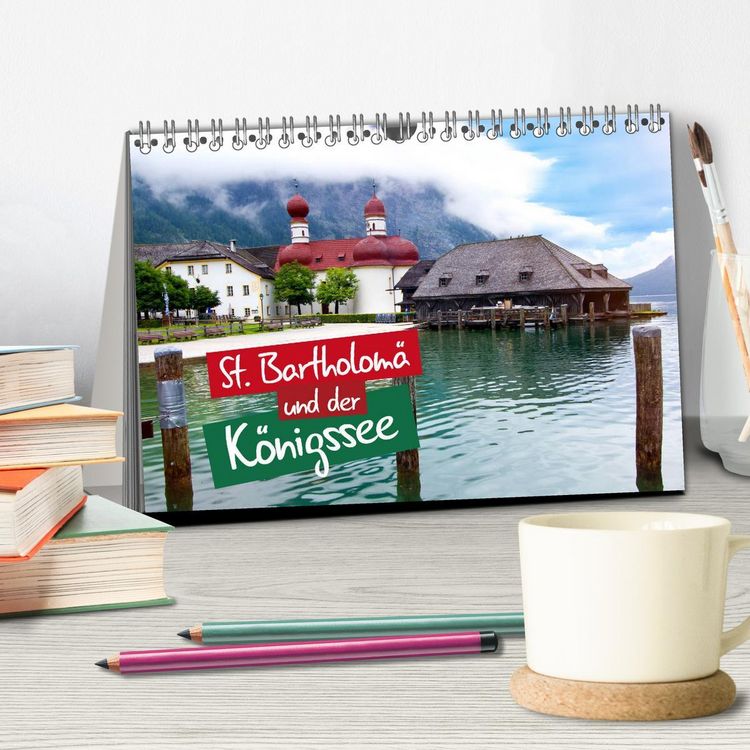 Produktbild: St. Bartholom&auml; und der K&ouml;nigssee (Tischkalender 2026 DIN A5 quer), CALVENDO Monatskalender