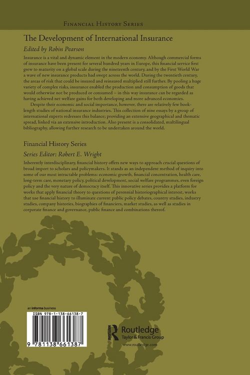 Produktbild: The Development of International Insurance