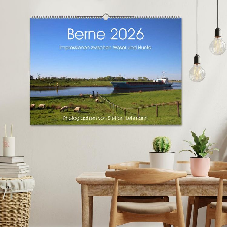 Produktbild: Berne 2026. Impressionen zwischen Weser und Hunte (Wandkalender 2026 DIN A2 quer), CALVENDO Monatskalender