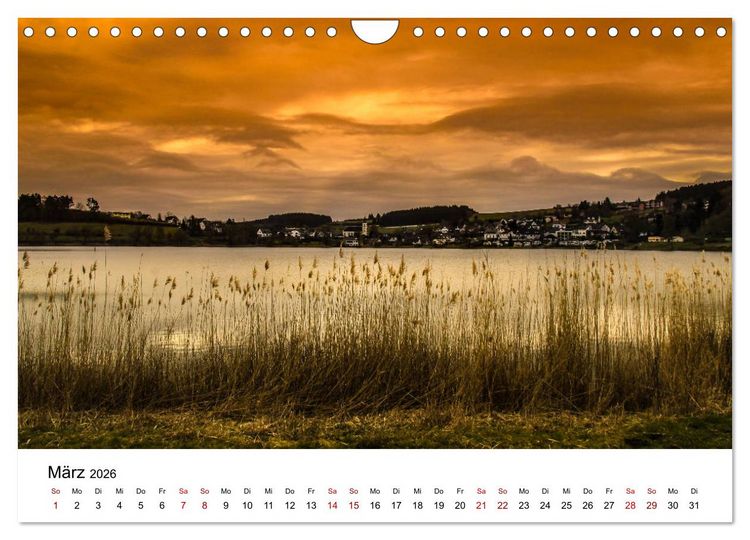 Produktbild: Sehenswertes in der Eifel - Die sch&ouml;nsten Maare (Wandkalender 2026 DIN A4 quer), CALVENDO Monatskalender