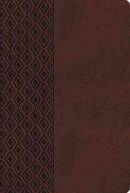 Produktbild: NKJV, Ultraslim Reference Bible, Leathersoft, Brown, Red Let