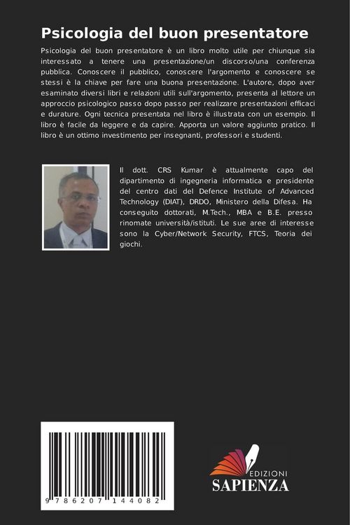 Produktbild: Psicologia del buon presentatore
