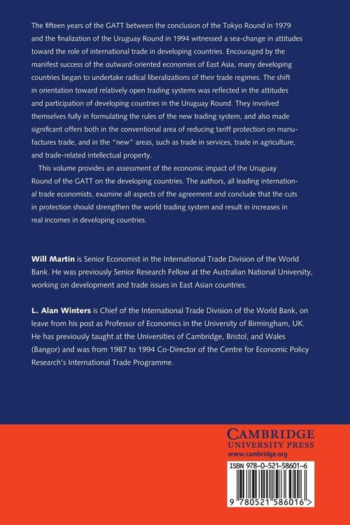 Produktbild: The Uruguay Round and the Developing Countries