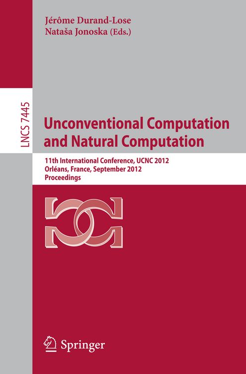 Produktbild: Unconventional Computation and Natural Computation