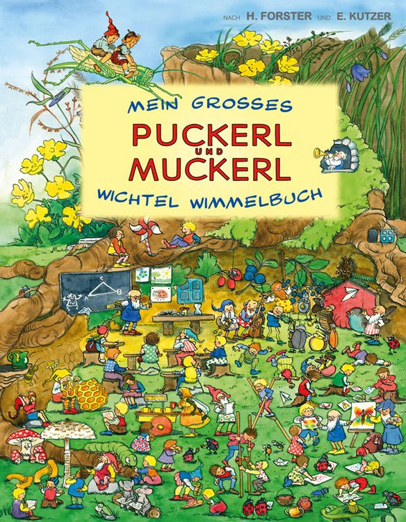 Produktbild: Mein gro&szlig;es Puckerl und Muckerl Wichtel Wimmelbuch