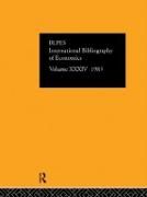 Produktbild: Informa, I: IBSS: Economics: 1985 Volume 34