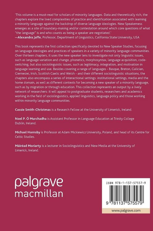 Produktbild: New Speakers of Minority Languages