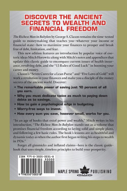 Produktbild: The Richest Man In Babylon