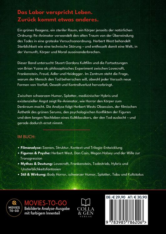Produktbild: Re-Animator &ndash; Die Philosophie des Todes (Movies To-Go)