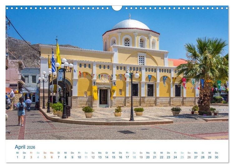Produktbild: Kalimera Kalymnos (Wandkalender 2026 DIN A3 quer), CALVENDO Monatskalender
