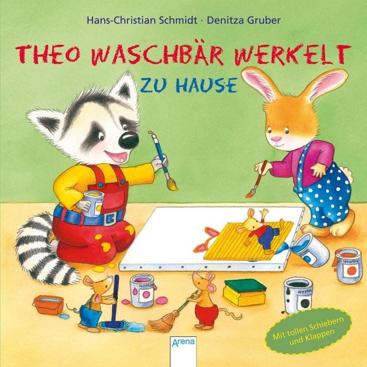 Produktbild: Theo Waschb&auml;r werkelt. Zu Hause