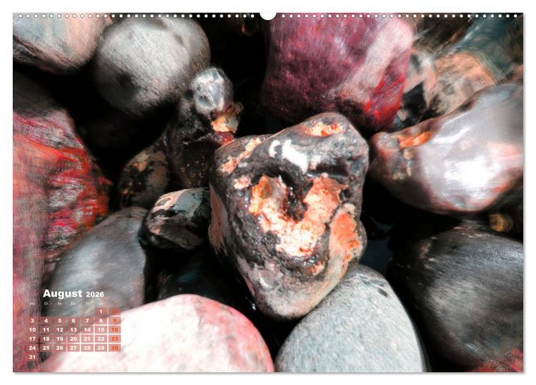 Produktbild: F&uuml;r Dich! - Eine Liebeserkl&auml;rung auf steinisch (Wandkalender 2026 DIN A2 quer), CALVENDO Monatskalender