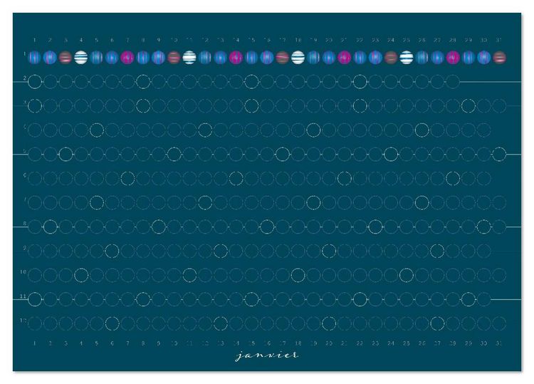 Produktbild: Une perle pour chaque jour (Calendrier de bureau 2026 DIN A5 vertical), CALVENDO calendrier mensuel