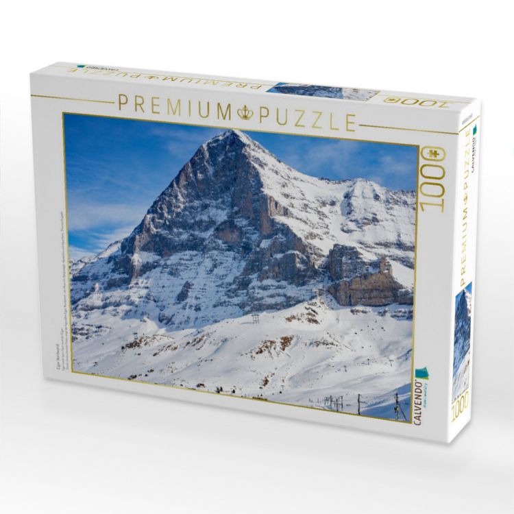 Produktbild: CALVENDO Puzzle Eiger Nordwand | 1000 Teile Lege-Gr&ouml;&szlig;e 64x48cm Foto-Puzzle f&uuml;r gl&uuml;ckliche Stunden
