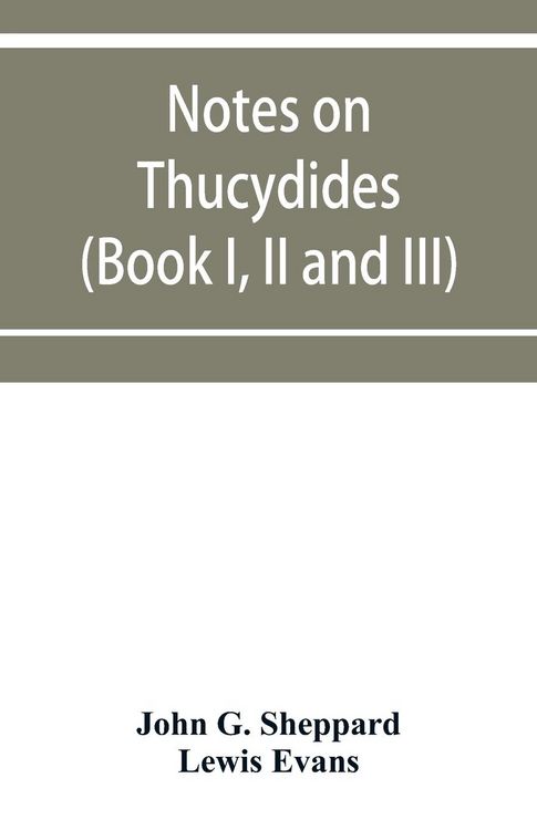 Produktbild: Notes on Thucydides (Book I, II and III)