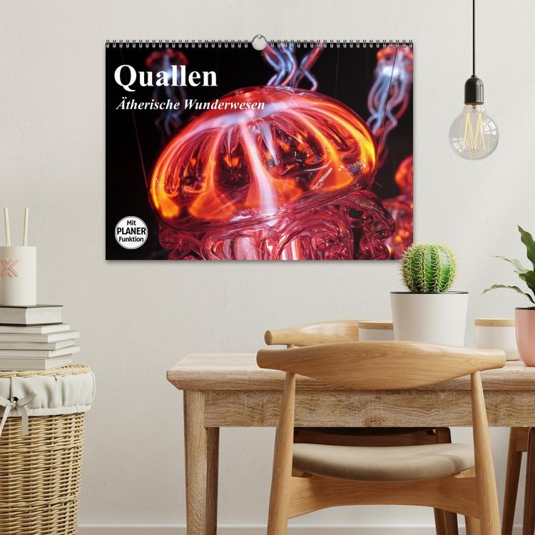 Produktbild: Quallen. &Auml;therische Wunderwesen (Wandkalender 2026 DIN A3 quer), CALVENDO Monatskalender