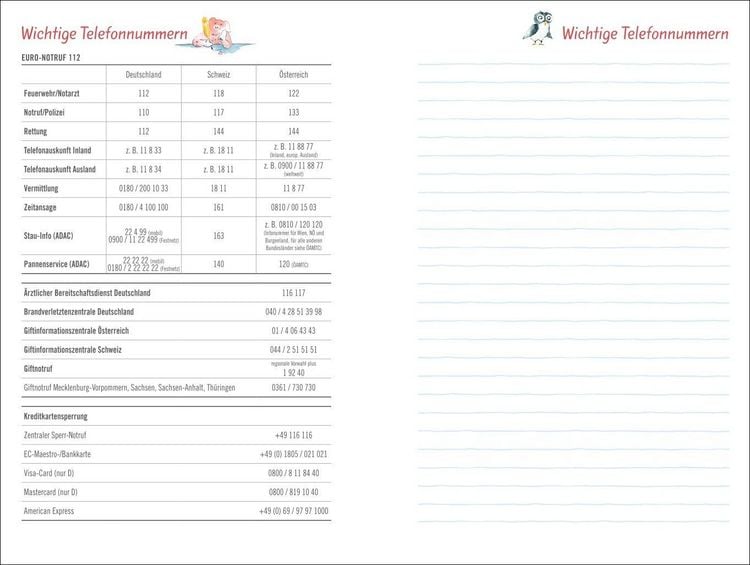 Produktbild: Helme Heine: Familienplaner-Buch A6 2027