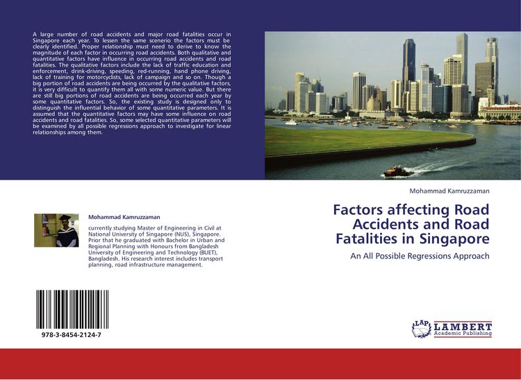 Produktbild: Factors affecting Road Accidents and Road Fatalities in Singapore