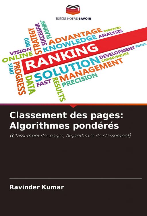 Produktbild: Classement des pages: Algorithmes pond&eacute;r&eacute;s