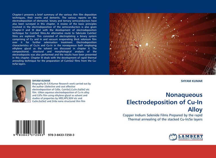 Produktbild: Nonaqueous Electrodeposition of Cu-In Alloy