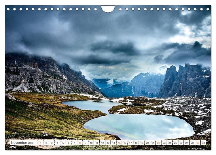 Produktbild: Wege durch die Alpen (Wandkalender 2026 DIN A4 quer), CALVENDO Monatskalender