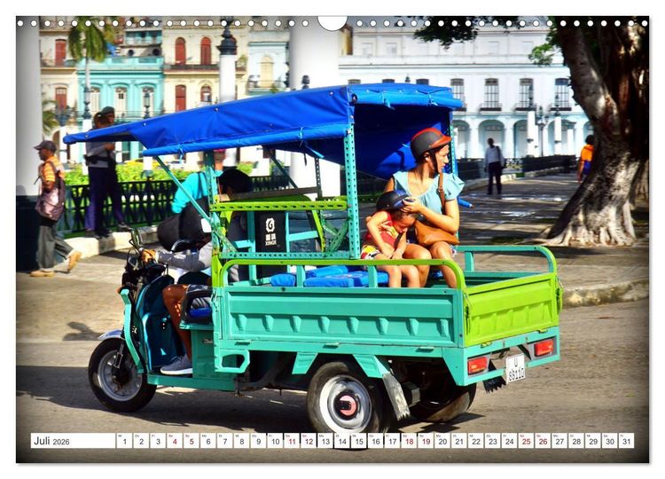 Produktbild: ECO TAXI - Umweltfreundlich in die Zukunft (Wandkalender 2026 DIN A3 quer), CALVENDO Monatskalender