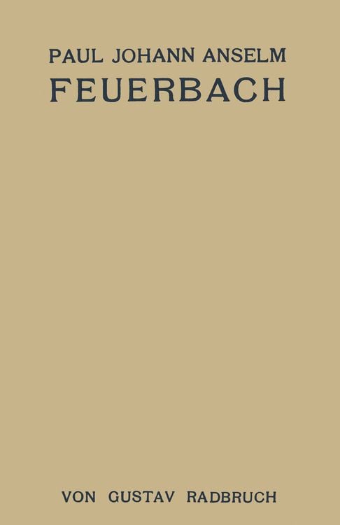 Produktbild: Paul Johann Anselm Feuerbach