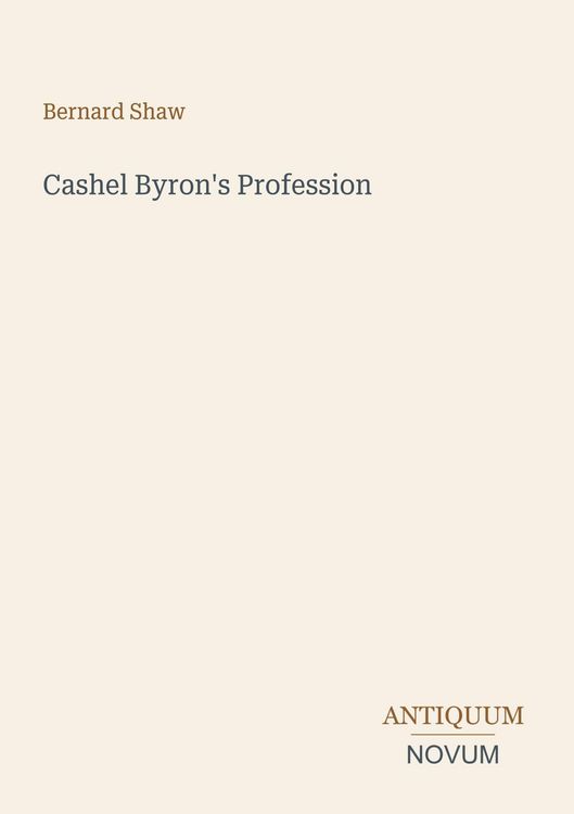 Produktbild: Cashel Byron's Profession