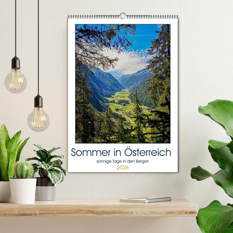 Produktbild: Sommer in &Ouml;sterreich - sonnige Tage in den Bergen (Wandkalender 2026 DIN A2 hoch), CALVENDO Monatskalender