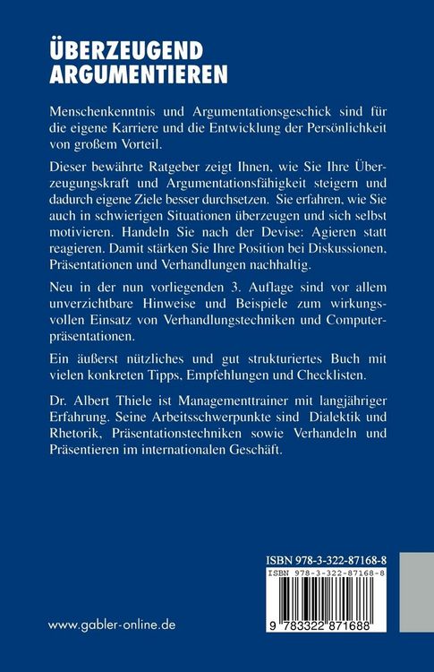 Produktbild: Überzeugend argumentieren