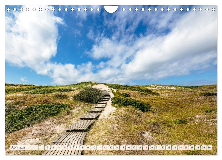 Produktbild: Insel Sylt - Fantastische Momente (Wandkalender 2026 DIN A4 quer), CALVENDO Monatskalender