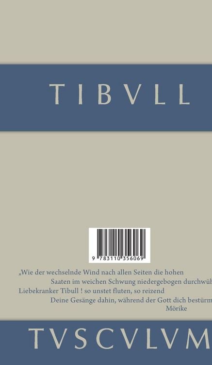 Produktbild: Tibull und sein Kreis