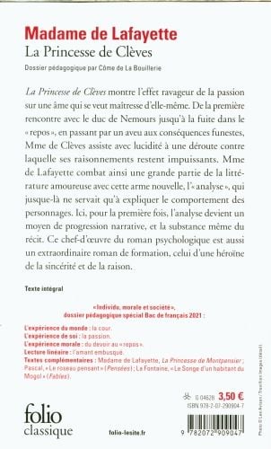 Produktbild: La Princesse de Cleves