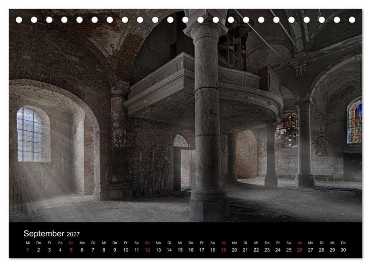 Produktbild: Geheimnisvolle Orte - Lost Places (Tischkalender 2027 DIN A5 quer), CALVENDO Monatskalender