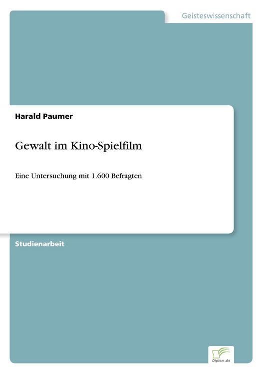 Produktbild: Gewalt im Kino-Spielfilm