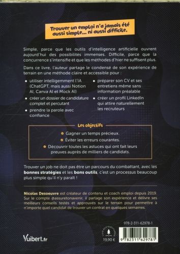 Produktbild: D&eacute;crochez votre job en quelques semaines gr&acirc;ce &agrave; l'IA